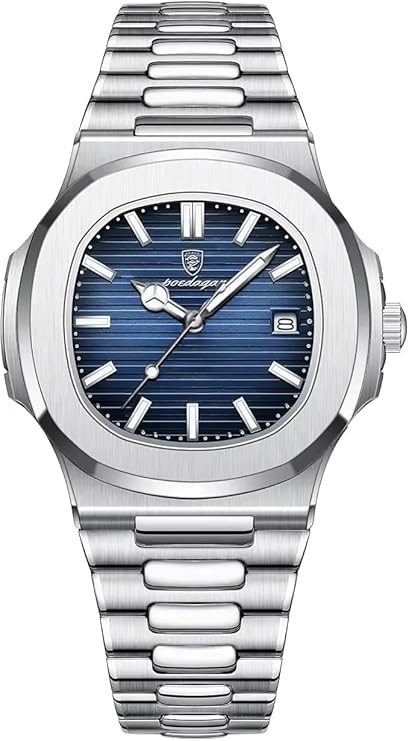Eleganter Herrenchronograph „Blue Steel“
